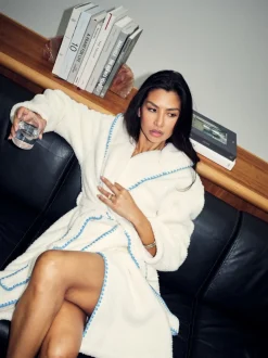 Peignoir Never Fully Dressed en polaire imitation peau de mouton