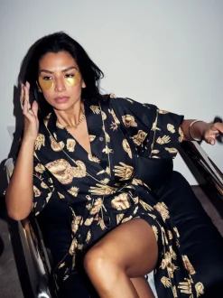 Peignoir Never Fully Dressed Charm en satin