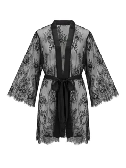 Peignoir Pour Moi For Your Eyes Only en dentelle