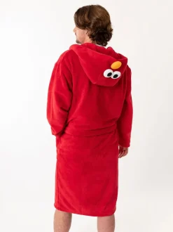 Peignoir Vanilla Underground Sesame Street Elmo à capuche