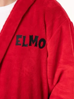 Peignoir Vanilla Underground Sesame Street Elmo à capuche