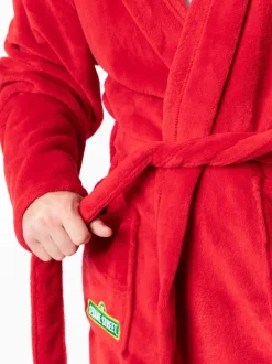 Peignoir Vanilla Underground Sesame Street Elmo à capuche