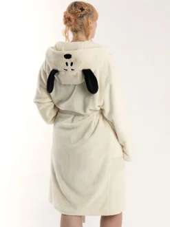 Peignoir Vanilla Underground Peanuts Snoopy à capuche