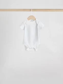 Personnage blanc - Combinaisons bébé à manches courtes