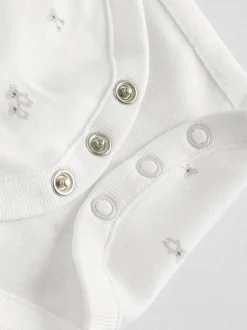 Personnage blanc - Combinaisons bébé à manches courtes