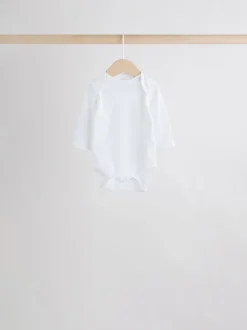 Personnage blanc - Manches longues 100% Coton Bébé Body