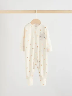 Personnage de Pâques jaune - 3 Pack Baby Sleepsuits (0mths-2yrs)