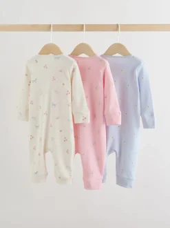 Personnage pastel multicolore - Combinaison de nuit zippée bidirectionnelle BÉBÉ (0mois-3ans)