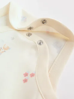 Personnage pastel multicolore - Lot de 5 bodies à manches longues pour bébé