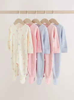 Personnage pastel multicolore - Dors-bien bébé à fermeture éclair bidirectionnelle (0-2ans)