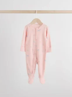 Personnage pastel multicolore - Dors-bien bébé à fermeture éclair bidirectionnelle (0-2ans)