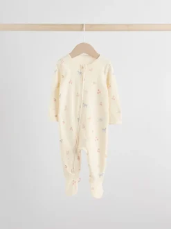 Personnage pastel multicolore - Dors-bien bébé à fermeture éclair bidirectionnelle (0-2ans)