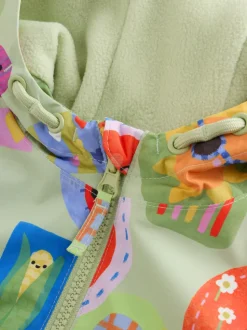 Personnage vert - Combinaison imperméable imprimée (6 mois-7 ans)