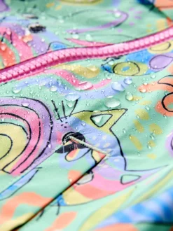 Personnage vert - Veste cagoule imperméable (6mois-7ans)