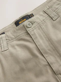 Pierre - Ajustement droit - Pantalon cargo stretch en coton