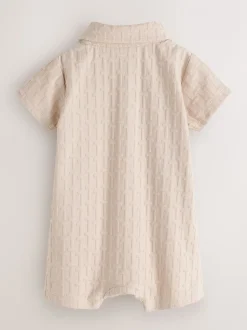 Pierre - Baker by Ted Baker ensemble barboteuse et chapeau texturé