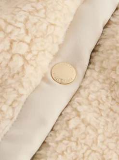 Pierre - Baker by Ted Baker veste zippée en polaire en peau de mouton à capuche