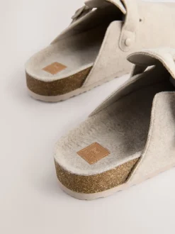 Pierre - Chaussons mules à boucle