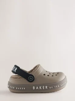 Pierre - Chaussons sabots Baker by Ted Baker doublés de peau de mouton
