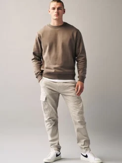 Pierre légère - Slim Fit (Slim Fit) - Pantalon cargo stretch en coton