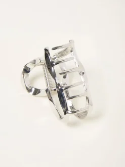 Pince FatFace motif cœur en métal