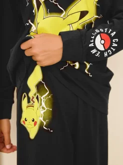 Pokémon Jaune/Noir - Lot de 2 pyjamas à manches longues (4-16ans)