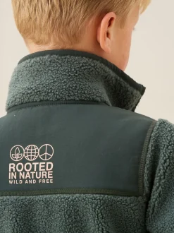 Polaire Angel & Rocket Rocket zippée en sherpa