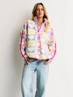 Polaires Little Bird by Jools Oliver Cœur Color-block Borg