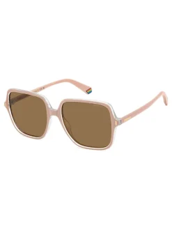Polaroid Oversized Rose Square Lunettes de soleil