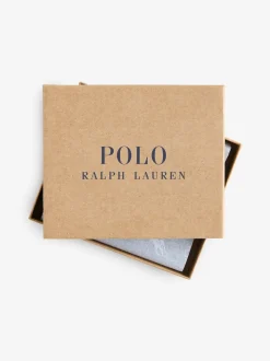 Polo Ralph Lauren Portefeuilles Billfold en cuir galet