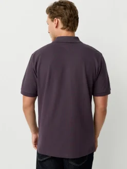 Pourpre foncé - Ajustement régulier - Polo Manches courtes Pique