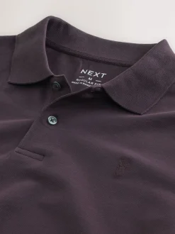 Pourpre foncé - Ajustement régulier - Polo Manches courtes Pique
