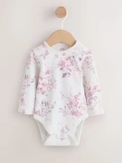 Pourpre/blanc - Ensemble 3 pièces en velours côtelé pour bébé, barboteuse, body à manches longues et collants (0mois-2ans)