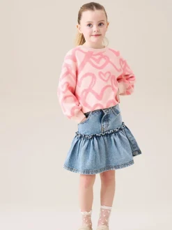 Pull Angel & Rocket Harlow cœur