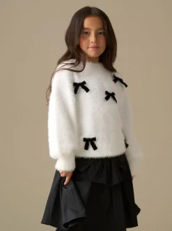 Pull Angel & Rocket Mia en velours à nœud