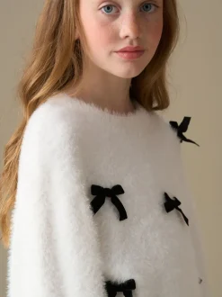 Pull Angel & Rocket Mia en velours à nœud