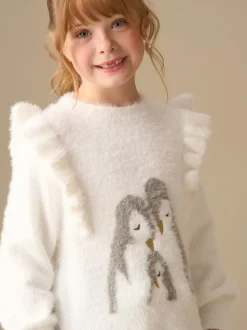 Pull Angel & Rocket Penguin en maille