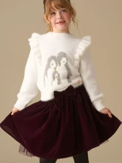 Pull Angel & Rocket Penguin en maille