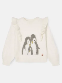 Pull Angel & Rocket Penguin en maille