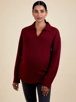 Pull JoJo Maman Bébé à col grossesse et allaitement
