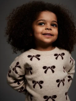 Pull Name It en maille avec nœud