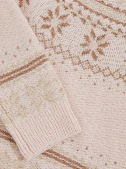 Pull Reiss Farah en mélange de laine et Coton à Motif Fair Isle