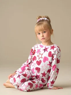 Pyjama Angel & Rocket Stella Cœur et Étoile Léopard