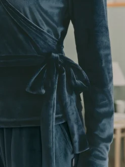 Pyjama Laura Ashley cache-cœur confortable