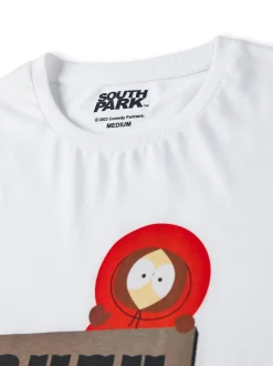 Pyjama Vanilla Underground Blanc South Park 100% coton pour homme