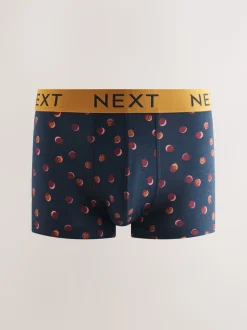 Rayure à pois bleu marine/rouge bordeaux - Lot de 8 - Lot de 5 boxers Hipster