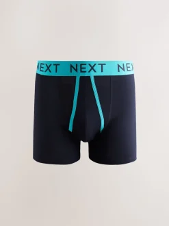 Rayures à pois pop bleu marine - Lot de 10 - Boxers avec ouverture sur le devant