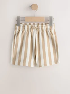 Rayures ciment/écru - Short en jersey (3mths-7yrs)
