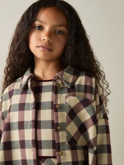 Reiss Chemises à carreaux surdimensionnées en tissu d'Elif