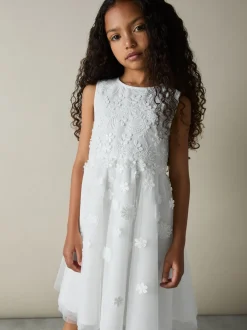Reiss Robe de mariée brodée en tulle fleuri Clémentine